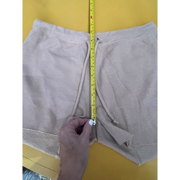 Chaser Pull On Drawstring Raw Hem Lounge Short Light Pink Women's Size S NWT - Picture 7 of 8